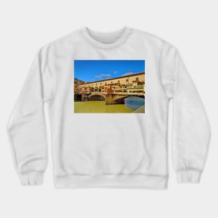 The Ponte Vecchio, Florence Crewneck Sweatshirt